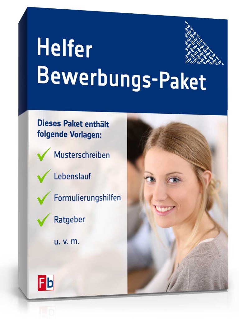 Anschreiben Bewerbung (Helfer/Helferin) ⋆